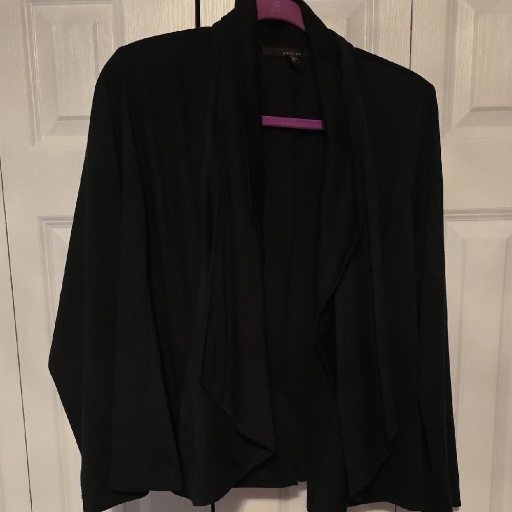 FEVER Black Women's Waterfall Blazer